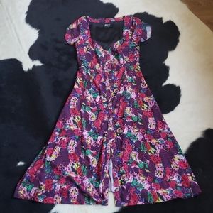NASTY GAL midi floral dress